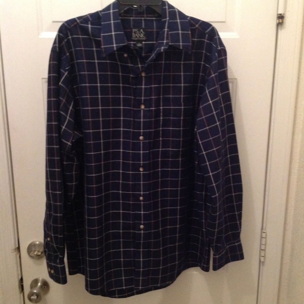 large Jos A Bank shirt blue